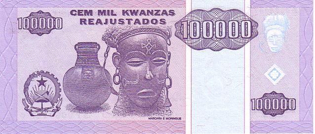 ANGOLA  100 000 Kwanzas Reaj. Daté Du 01-05-1995  Pick 139   ****BILLET  NEUF**** - Angola