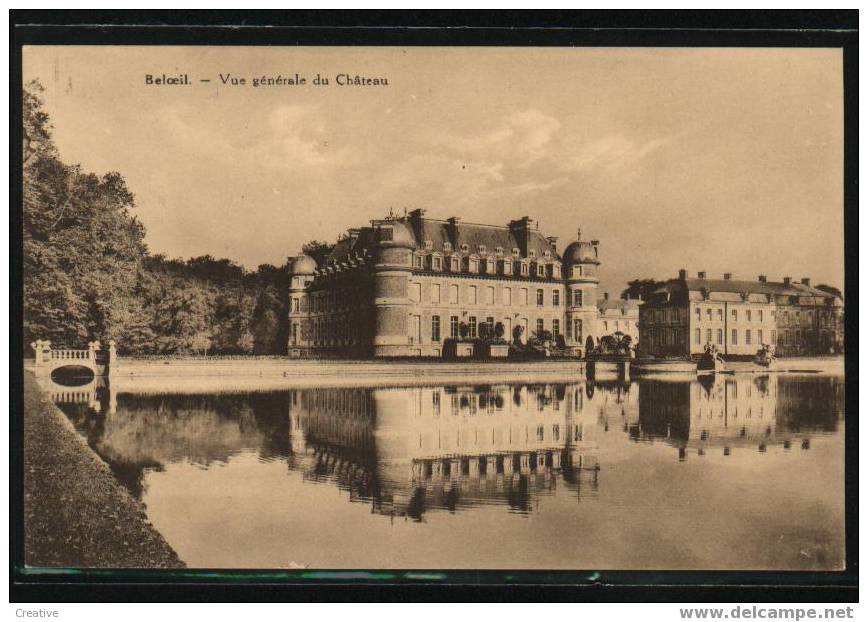 VUE GÉNÉRALE DU CHATEAU *BELOEIL - Belöil