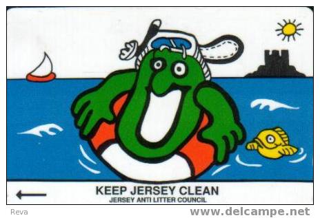 JERSEY  40 U KEEP JERSEY CLEAN CARTOON  CODE: 14JERB   READ DESCRIPTION !! - [ 7] Jersey Und Guernsey