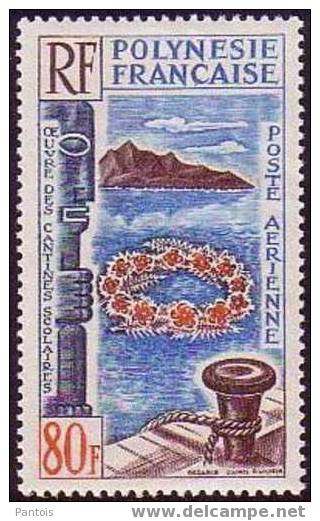 Polynésie PA  N° 15 *  TRES LEGERE Trace De Charnière - Unused Stamps