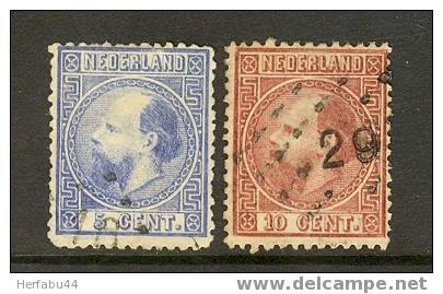 Netherlands Stamps SC# 7,8 Used - Gebruikt