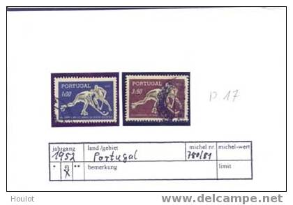 PORTUGAL Mi.N° 780/81 Gestempelt, Rollhockey-Weltmeisterschaft In Porto Michelwert 3,50 €uro - Used Stamps