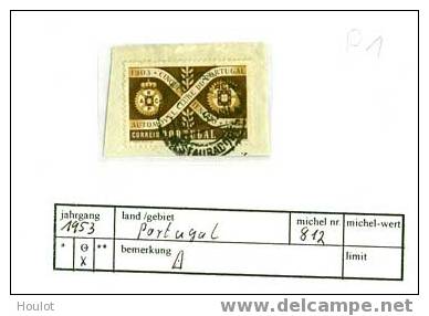 PORTUGAL Mi.N° 812 1953, Gestempelt,50 Jahre Automobilklub Von Portugal Michelwert 7,50 €uro - Used Stamps