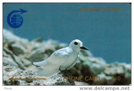 ASCENSION ISLAND 10 L  FAIRY TERN  BIRD  BIRDS  ASC-M-1C CODE:1CASC SN ON BLACK CV$40US  SPECIAL PRICE!!READ DESCRIPTION - Isole Ascensione