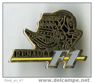 {48798} Pin's " Renault F1 ( Moteur ) " , TBE . - F1