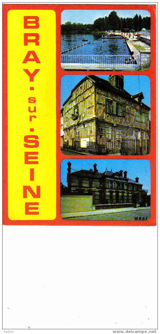 Carte Postale  77.  Bray-sur-Seine  La Plage La Maison De Jeanne-d'Arc  La Mairie - Bray Sur Seine