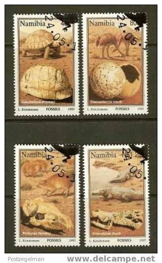 NAMIBIA 1995 CTO Stamp(s) Fossils 789-792 #7194 - Fossielen