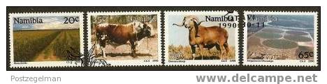 NAMIBIA 1990 CTO Stamp(s) Agriculture 679-682 #7166 - Agriculture