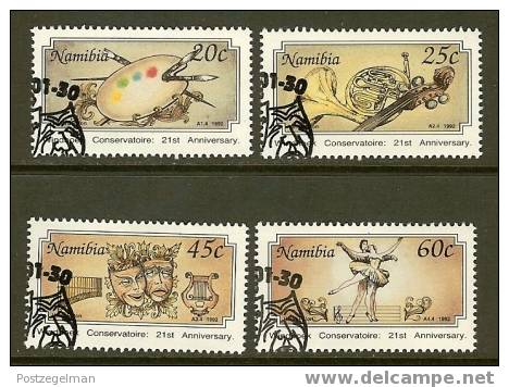 NAMIBIA 1992 CTO Stamp(s) Conservatorium 715-718 #7176 - Music
