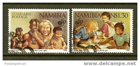 NAMIBIA 1996 CTO Stamp(s) UNCEF 813-814 #7200 - UNICEF