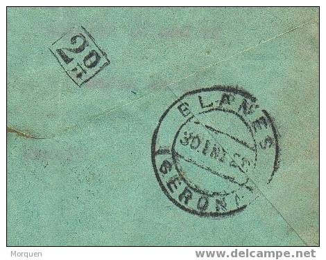 Carta GRANOLLERS (Barcelona) 1928 - Storia Postale