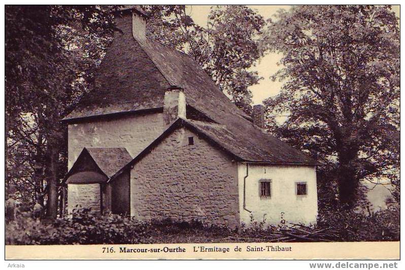 MARCOUR S/OURTHE = L'Ermitage De Saint Thibaut  N° 716 - écrite - Rendeux