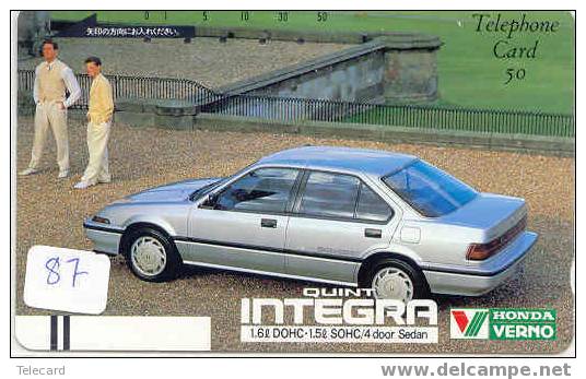 Télécarte Du JAPON HONDA (87) INTEGRA  Car - Auto - Voiture - Cars