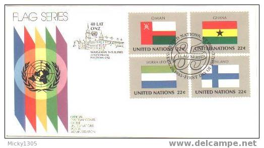 UNO New York - FDC (R355) - FDC