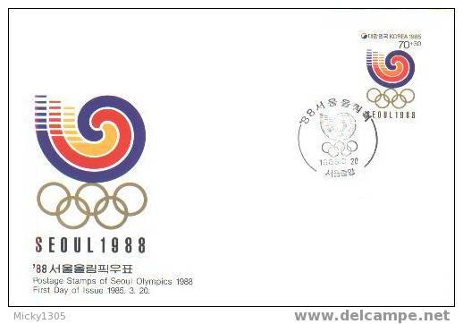 Korea-Süd / South Korea - FDC (R362) - Sommer 1988: Seoul