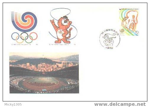 Korea-Süd / South Korea - FDC (R364) - Summer 1988: Seoul