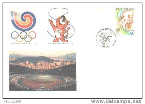 Korea-Süd / South Korea - FDC (R364) - Zomer 1988: Seoel