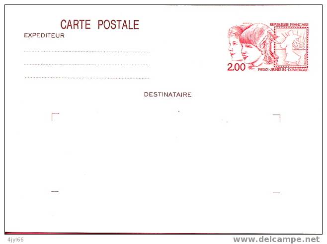 France Entier Postal N° 49 YT (n°2308) Philex Jeunes Neuf ** Cote : 2.40 € - Standard- Und TSC-AK (vor 1995)