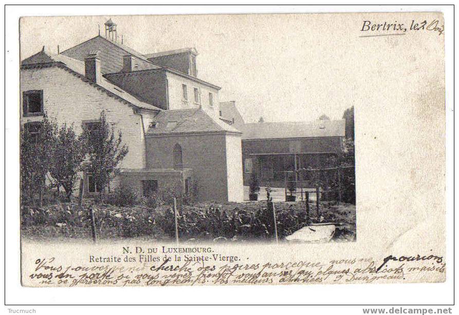 9857 - BERTRIX - N.D. Du LUXEMBOURG - Retraite Des Filles De La Sainte-Vierge - Bertrix