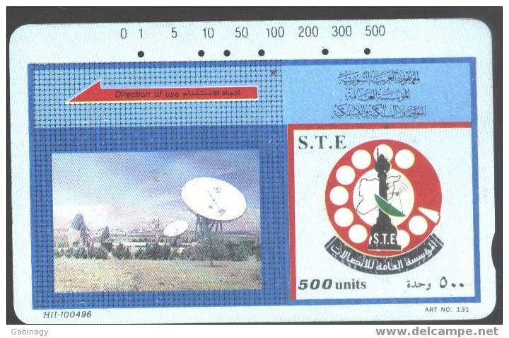 SYRIA - SATELLITE - MAGNETIC - 500 UNITS - Syrien