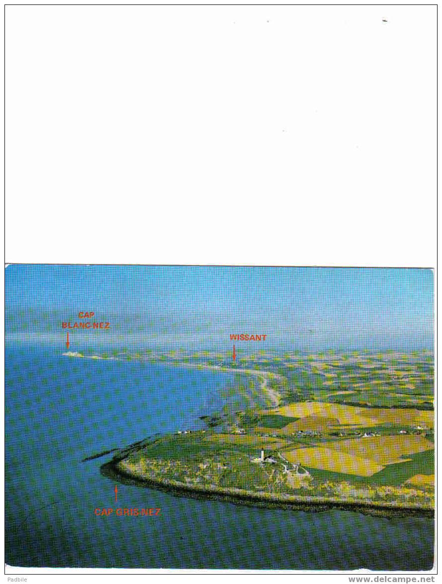 Carte Postale  62.  Wissant  Cap-Blanc-Nez  Cap-Gris-Nez  Vue D'avion - Wissant