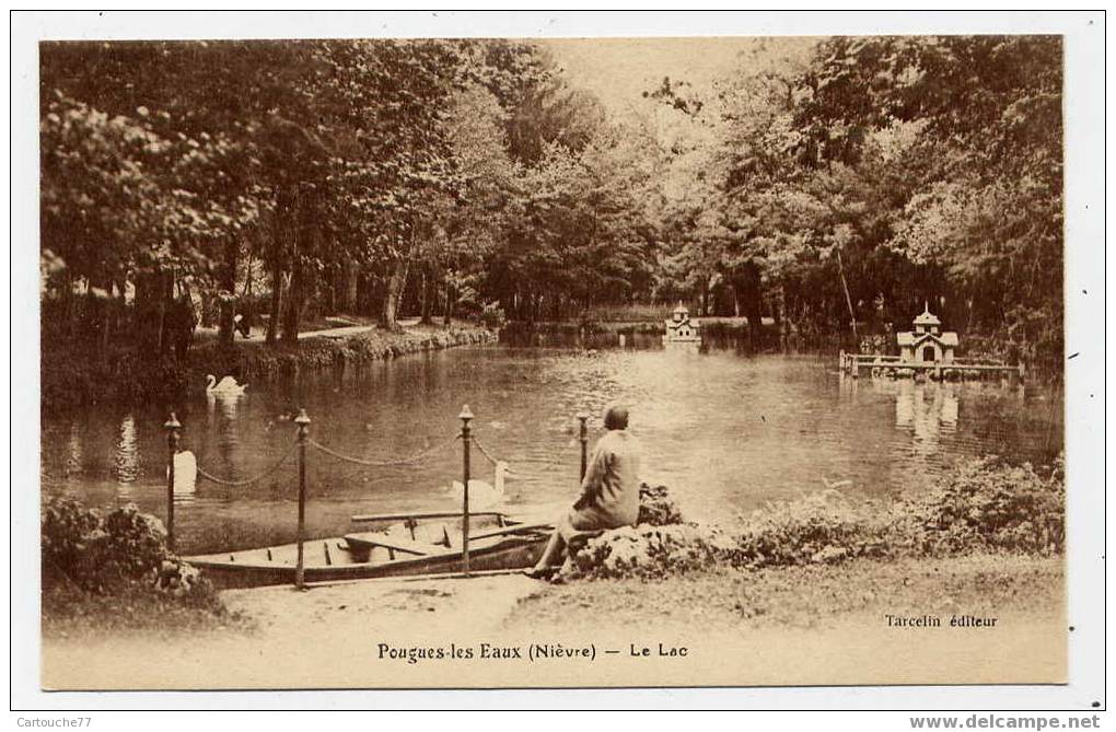K7 - POUGUES-les-EAUX - Le Lac (jolie Carte Animée) - Pougues Les Eaux