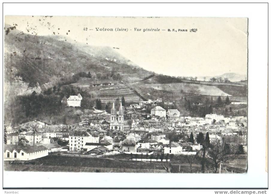 CPA----38----VOIRON----VUE GENERALE--- - Voiron