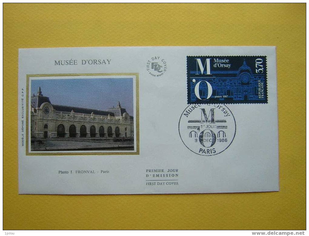 MUSEE D´ORSAY.   1er Jour Sur Soie. - Museos