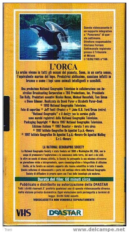 L´ORCA  = VHS - Documentales