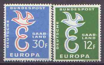 CEPT / Europa 1958 Sarre  N° 421 Et 422 ** - 1958