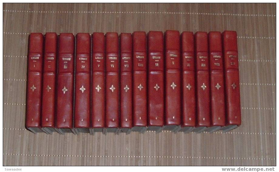 LIVRE - OEUVRE D’ALAIN RENE LESAGE (1668-1747) EN 14 VOLUMES - Loten Van Boeken