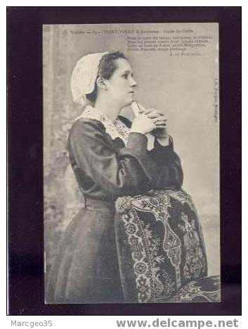 18442 Chantonnay & Environs étude De Coiffe édit.poupin N° 83 Costume Belle Carte - Chantonnay