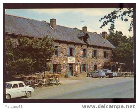 18473 Paimpont Plélan Le Grand Hôtel Des Forges édit.artaud N° 29 Auto Citroën 2CV Dauphine Simca Versaille Belle Cpsm - Paimpont