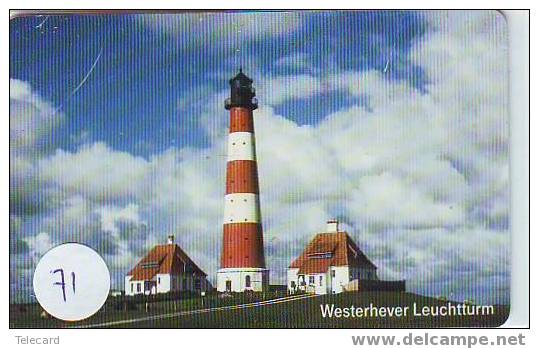 Télécarte PHARE (71) VUURTOREN LIGHTHOUSE LEUCHTTURM  FARO FAROL Phonecard Allemagne - Fari