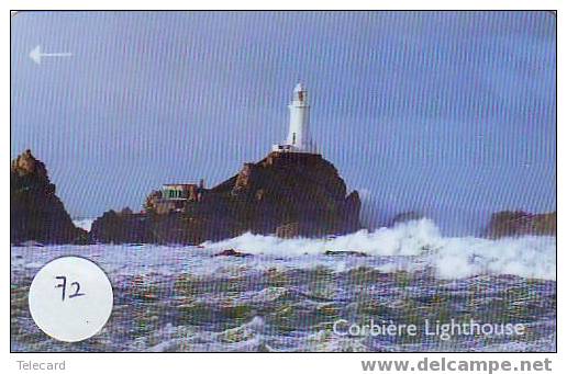 Télécarte PHARE (72) VUURTOREN LIGHTHOUSE LEUCHTTURM  FARO FAROL Phonecard Jersey - Faros