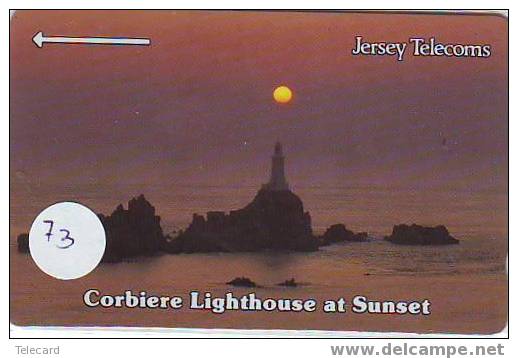 Télécarte PHARE (73) VUURTOREN LIGHTHOUSE LEUCHTTURM  FARO FAROL Phonecard Jsersey - Leuchttürme