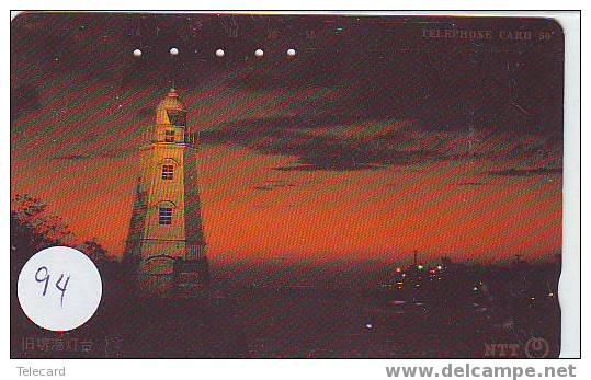 Télécarte PHARE (94) VUURTOREN LIGHTHOUSE LEUCHTTURM  FARO FAROL Phonecard Japon - Faros