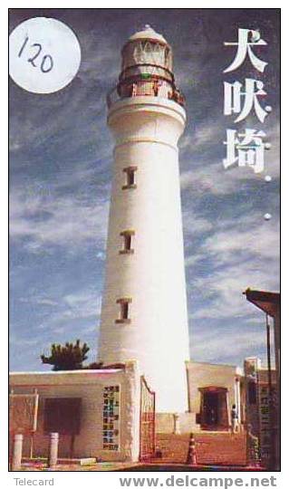 Télécarte PHARE (120) VUURTOREN LIGHTHOUSE LEUCHTTURM  FARO FAROL Phonecard Japon - Faros