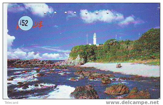 Télécarte PHARE (152) VUURTOREN LIGHTHOUSE LEUCHTTURM  FARO FAROL Phonecard Japon - Phares