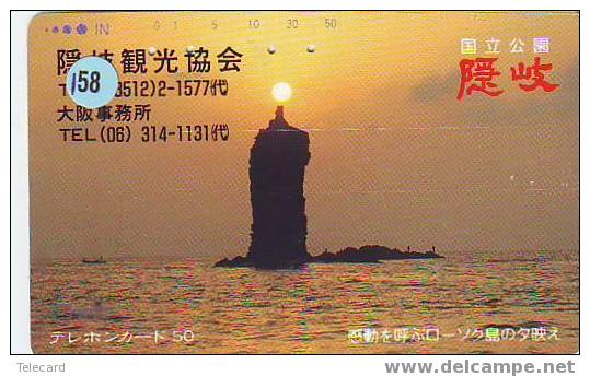 Télécarte PHARE (158) VUURTOREN LIGHTHOUSE LEUCHTTURM  FARO FAROL Phonecard Japon - Leuchttürme