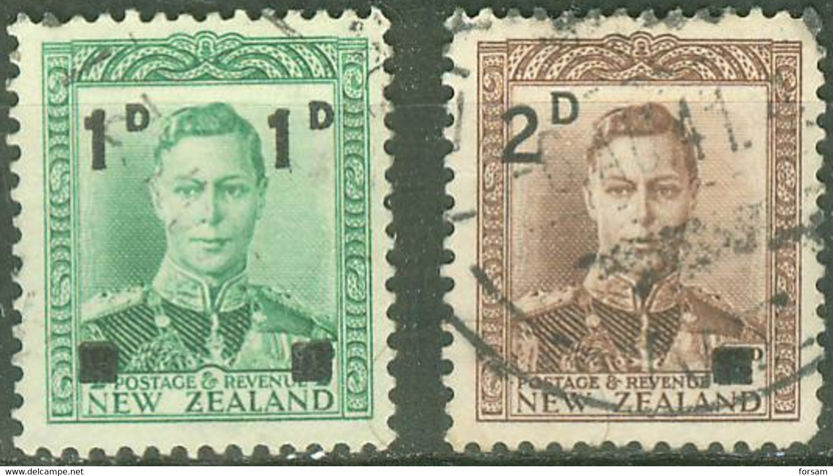 NEW ZEALAND..1941..Michel # 268-269...used. - Usados