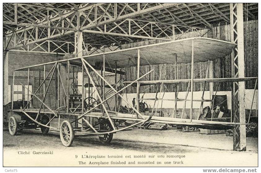 AVIATION - La Conquête De L'Air - Aéroplane Construction Achevée Aux Usines Léon Bollée LE MANS 72 - Remorque - ....-1914: Precursors