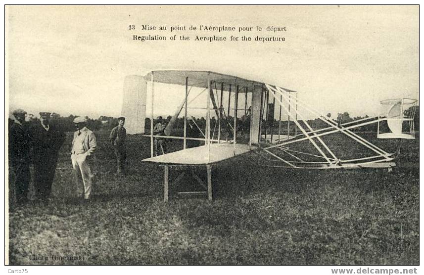 AVIATION - La Conquête De L'Air - Départ Aéroplane -  72 LE MANS - ....-1914: Precursors