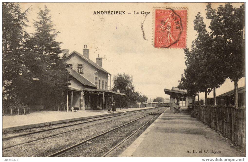 42 / ANDREZIEUX / LA GARE / 1905 / TBE - Andrézieux-Bouthéon