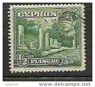 CYPRUS - 1938/44 - COLUMNS AT SALAMIS - VF USED - Scott 144 - Other & Unclassified