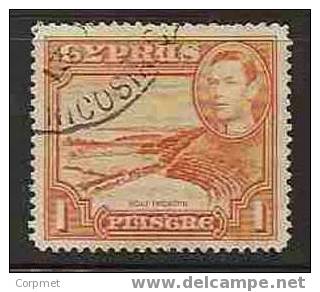 CYPRUS - 1938/44 - COLUMNS AT SALAMIS - VF USED - Scott 146 - Altri & Non Classificati