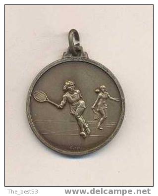 Médaille Sportive Uniface    -   Tennis - Altri & Non Classificati