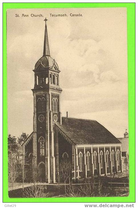TECUMSEH,ONT. -  ST. ANN CHURCH - CARD NEVER BEEN USE - - Andere & Zonder Classificatie