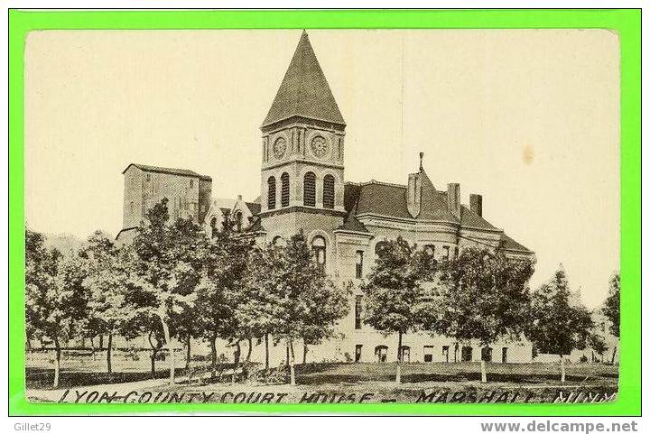 MARSHALL, MN - LYON COUNTY COURT HOUSE - - Sonstige & Ohne Zuordnung