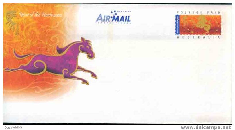 Australia,horse Year,postal Stationery - Chines. Neujahr